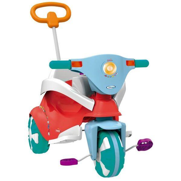 Triciclo Infantil Empurrador Carrinho De Bebê Passeio Tateti
